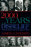 Book cover of 2000 Years of Disbelief: Famous People with the Courage to Doubt