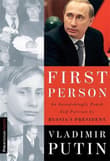 Book cover of First Person: An Astonishingly Frank Self-Portrait by Russia's President