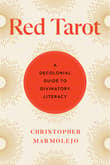 Book cover of Red Tarot: A Decolonial Guide to Divinatory Literacy