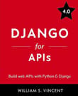Book cover of Django for APIs