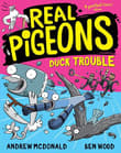 Book cover of Real Pigeons Duck Trouble