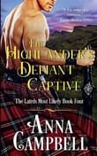 Book cover of The Highlander's Defiant Captive