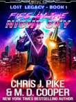 Book cover of Fire in the Night Sky