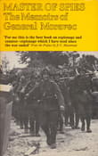 Book cover of Master of Spies: The Memoirs of General Frantisek Moravec