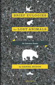 Book cover of Brief Eulogies for Lost Animals