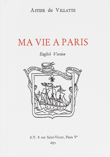 Book cover of Ma Vie à Paris
