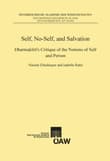 Book cover of Self, No-Self, and Salvation: Dharmakirti's Critique of the Notions of Self and Person