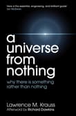Book cover of A Universe from Nothing: Why There Is Something Rather than Nothing
