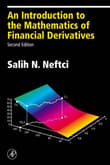 Book cover of An Introduction to the Mathematics of Financial Derivatives