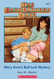 Book cover of Mary Anne's Bad Luck Mystery