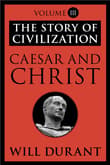 Book cover of Caesar and Christ: A History of Roman Civilization and of Christianity from Their Beginnings to Ad 325