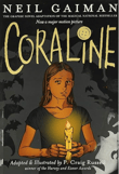 Book cover of Coraline (The Graphic Novel)