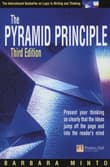 Book cover of The Pyramid Principle: Logic in Writing & Thinking