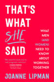 Book cover of That's What She Said