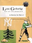 Book cover of Lou Gehrig: Boy of the Sandlots