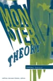 Book cover of Monster Theory: Reading Culture