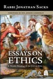 Book cover of Essays on Ethics: A Weekly Reading of the Jewish Bible