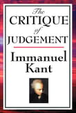 Book cover of The Critique of Judgement