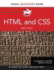 Book cover of HTML and CSS: Visual QuickStart Guide