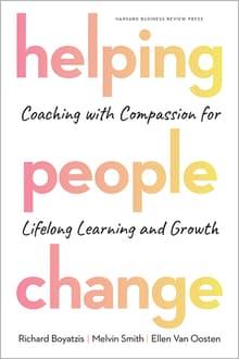 Book cover of Helping People Change: Coaching with Compassion for Lifelong Learning and Growth