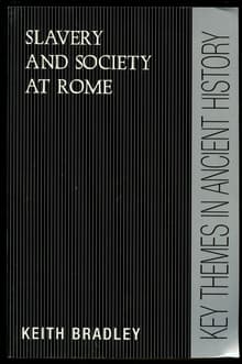 Book cover of Slavery and Society at Rome