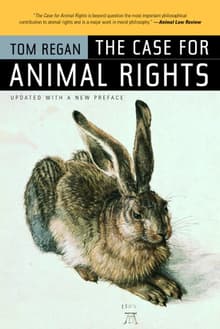 Book cover of The Case for Animal Rights