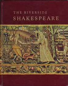 Book cover of The Riverside Shakespeare
