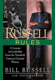 Book cover of Russell Rules: 11 Lessons on Leadership From the Twentieth Century's Greatest Winner