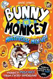 Book cover of Bunny vs Monkey: Multiverse Mix-up!