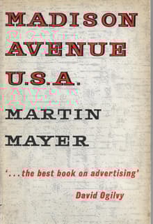 Book cover of Madison Avenue, U.S.A
