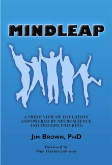 Book cover of Mindleap: A Fresh View of Education Empowered by Neuroscience and Systems Thinking
