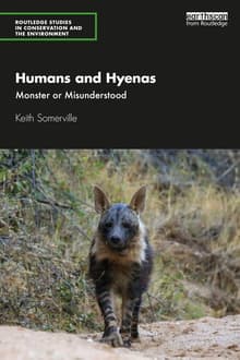 Book cover of Humans and Hyenas: Monster or Misunderstood