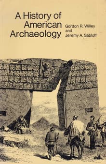 Book cover of A History of American Archaeology