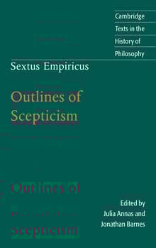 Book cover of Sextus Empiricus: Outlines of Scepticism