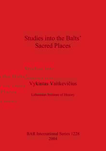 Book cover of Studies into the Balts' Sacred Places