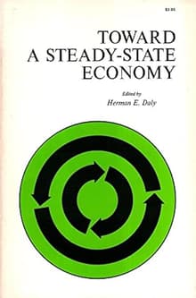 Book cover of Toward a Steady-State Economy