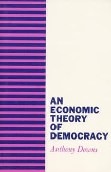 Book cover of An Economic Theory of Democracy