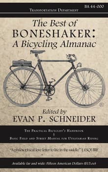Book cover of The Best of Boneshaker: A Bicycling Almanac