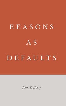 Book cover of Reasons as Defaults