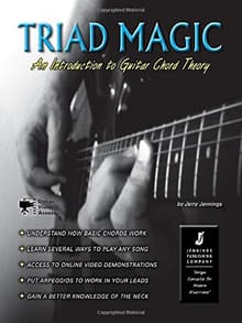 Book cover of Triad Magic - An Introduction to Guitar Chord Theory