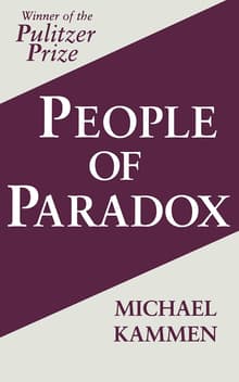 Book cover of People of Paradox: An Inquiry Concerning the Origins of American Civilization
