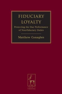 Book cover of Fiduciary Loyalty: Protecting the Due Performance of Non-Fiduciary Duties