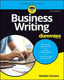 Book cover of Business Writing for Dummies