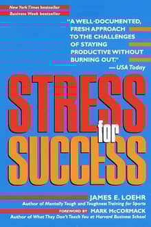 Book cover of Stress for Success