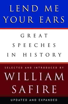 Book cover of Lend Me Your Ears: Great Speeches in History