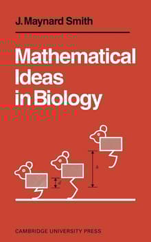 Book cover of Mathematical Ideas in Biology