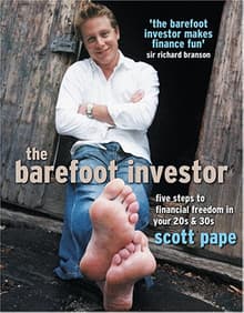 Book cover of The Barefoot Investor: Five Steps to Financial Freedom in Your 20s and 30s
