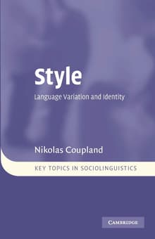 Book cover of Style: Language Variation and Identity