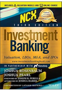 Book cover of Investment Banking: Valuation, LBOs, M&A, and IPOs