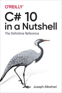 Book cover of C# 10 in a Nutshell: The Definitive Reference